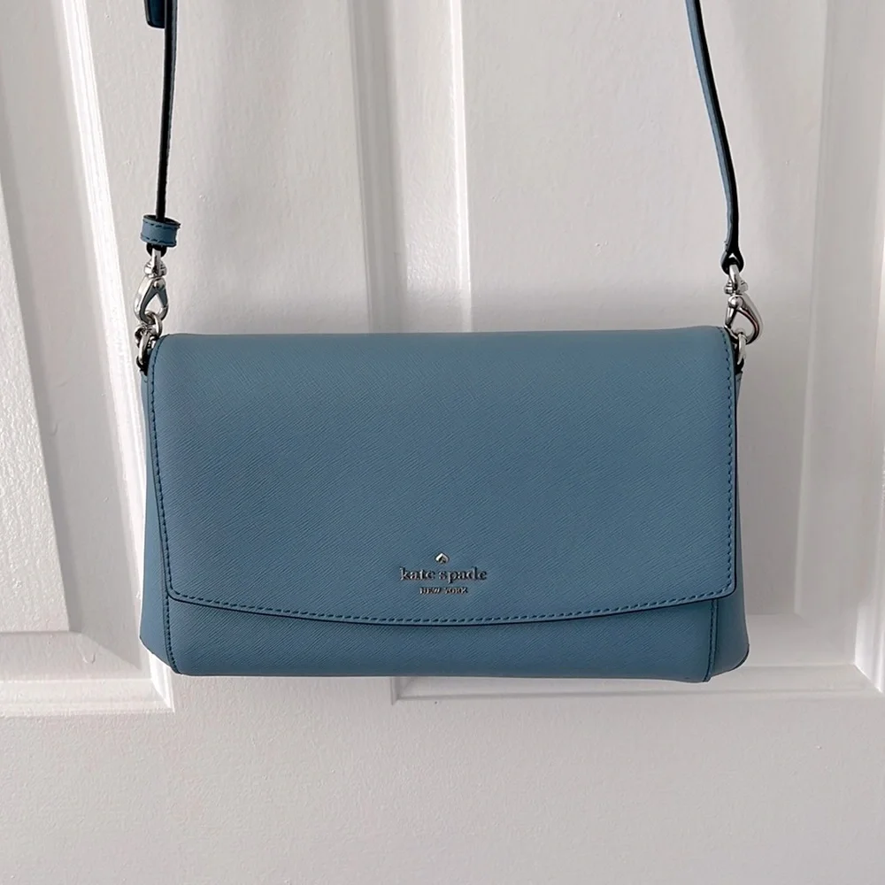 Brand New (without tags) Kate Spade, Light Blue Purse - Picture 1 of 4